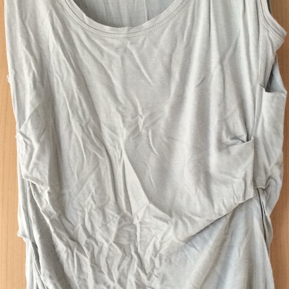 CAbi 631 gray side ruched gathered tunic dress - Picture 3 of 4